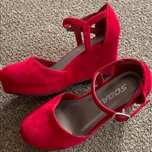 Girls Velvet Dress Shoes